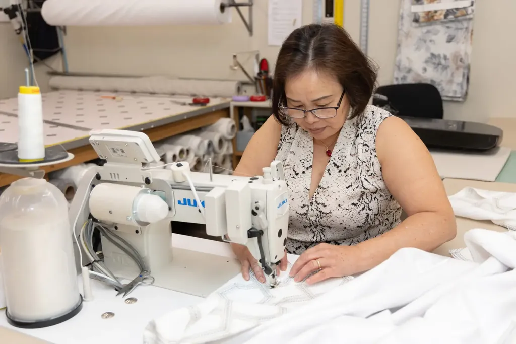 Our Custom Upholstery Being Made At Our Showroom